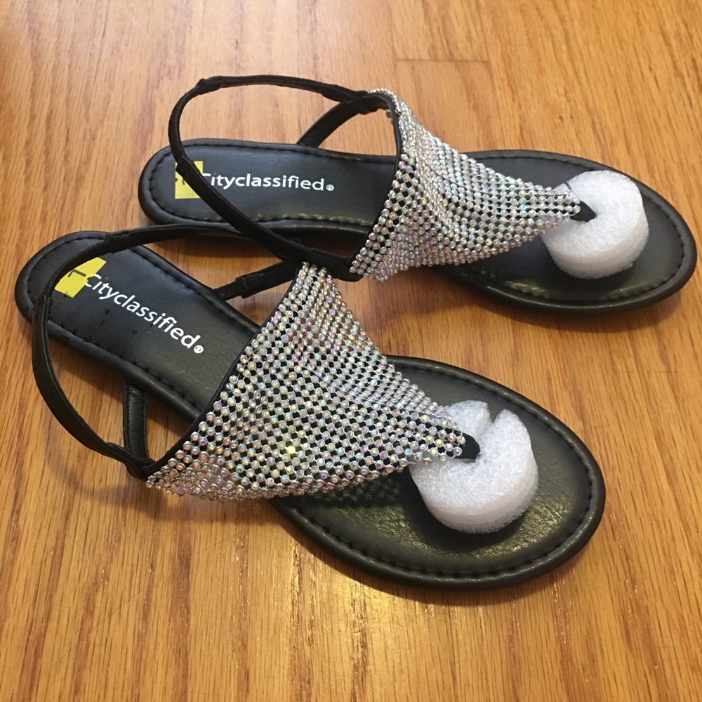 Sparkly sandals